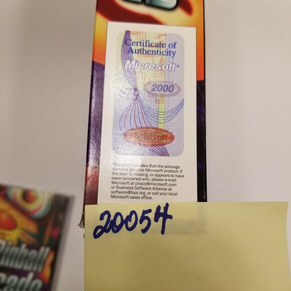Microsoft Pinball Arcade (PC CD-ROM Windows 95/98) Excellent Condition in box - Picture 11 of 14